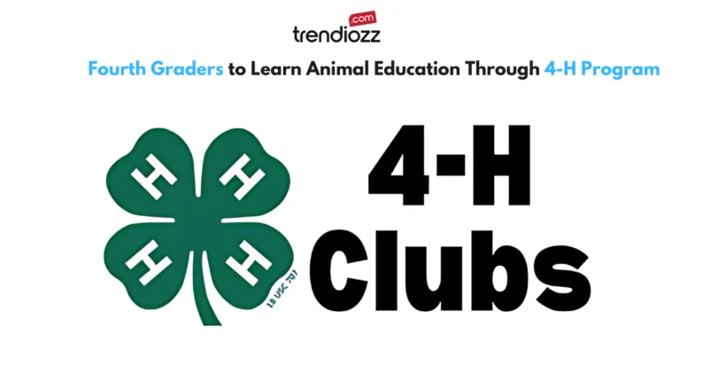 Fourth Graders to Learn Animal Education Through 4-H Program (1)